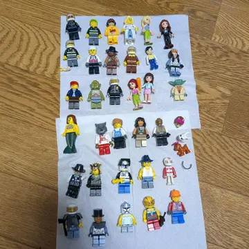 레고 미니 피규어 33개