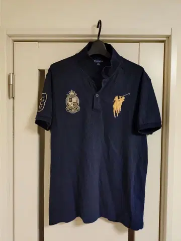 POLOWALK 네이비 피케 셔츠 XXXL
