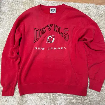 Lee DEVILS NEW JERSEY 맨투맨 M