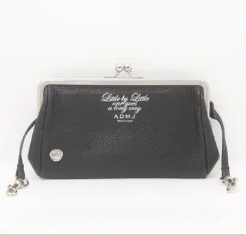 ADMJ 가마구치 카드 키링 포함 지갑 파우치