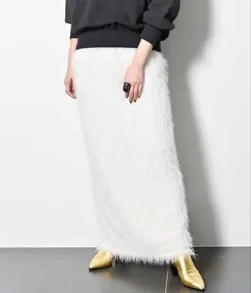 타임세일 CITYSHOP 퍼 스파크 링 스커트