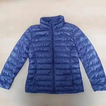 UNIQLO 후드 부착 다운 자켓 퍼플 M 사이즈