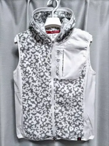 새상품급 뉴발란스 플리스 베스트 후디 레오파드 무늬