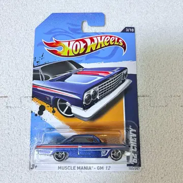 [ 귀중 미개봉 ] 핫휠 '62 CHEVY GM 12