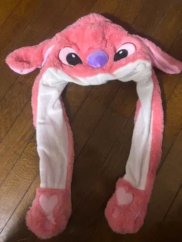 디즈니 스티치 엔젤 팬캡