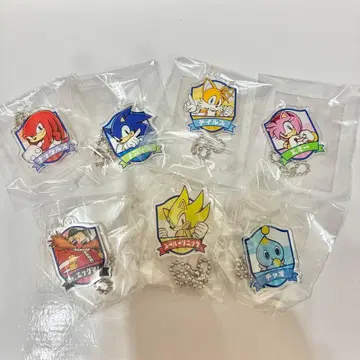 세가 소닉 더 헤지혹 엠블럼풍 아크릴 키링