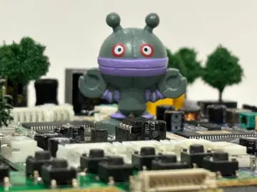 날뛰는 세균 로봇 다단단 디오라마