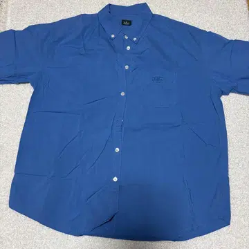 the Barnett 파랑 코튼 긴팔 셔츠