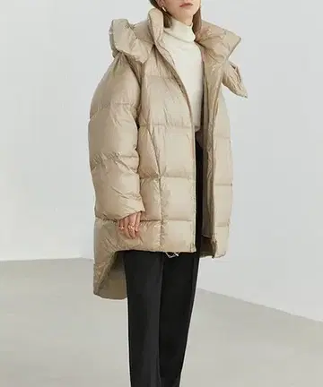 오버 사이즈 롱 다운 자켓