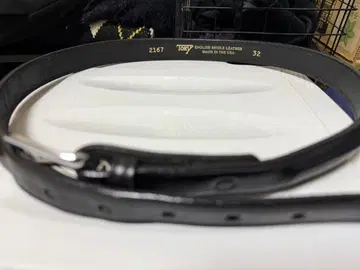 TORY 잉글리시 브라이들 레더 벨트 32