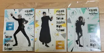 주술회전 party time 아크릴 스탠드 3종 세트