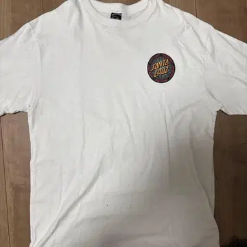SANTA CRUZ 화이트 T셔츠 XL