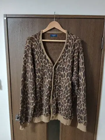 BACK NUMBER 레오파드 무늬 가디건 M 사이즈