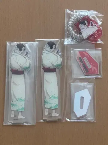 온천 WINDBREAKER 소방준비 아크릴 스탠드 키링