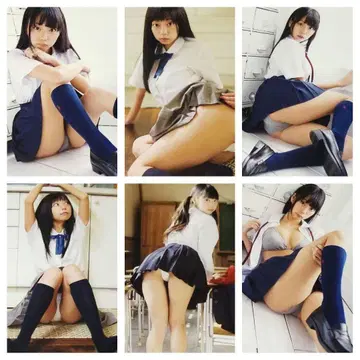 아오야마 히카루 L판 사진 사이즈 6장 세트