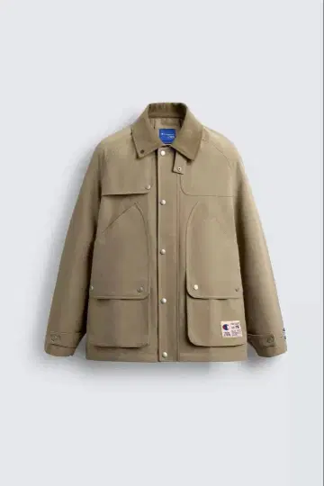 CHAMPION ZARA 패치 포켓 트렌치코트