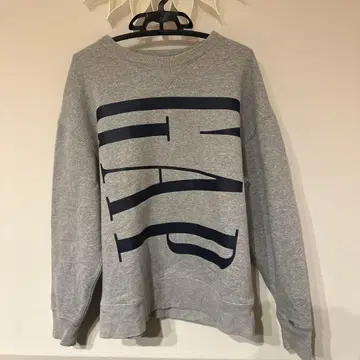 GAP 맨투맨 그레이 속기모 XS