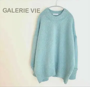 새상품급 갤러리 바이 파인 울 크루넥 풀오버 M 니트