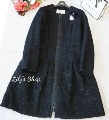 르네 충전솜 트위드 코트