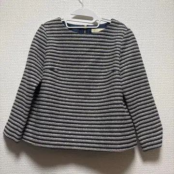 BEAMS HEART 스트라이프 긴팔 상의