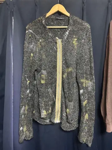 XL 돌체앤가바나 페인트 블루종 지퍼