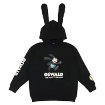 오즈왈드 더 럭키 토끼 귀 달린 후드티 M 사이즈