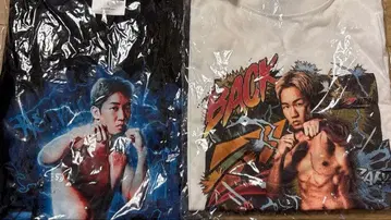 RIZIN 티셔츠 L 사이즈 블랙 & 화이트 2장 세트 미개봉