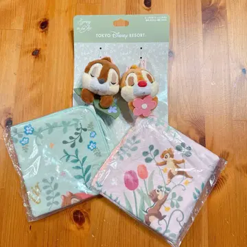 디즈니 부활절 봄 칩과 데일 타월 봉제 인형