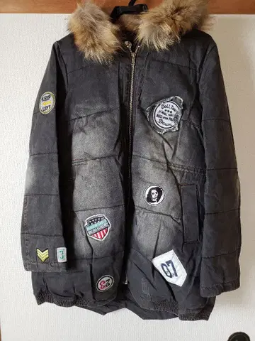 여성용 YAMADAYA SCOTCLUB 데님 충전솜 코트 아우터 M