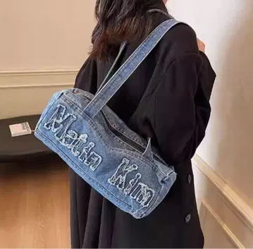 [ 새상품급 ] Matin Kim 데님 토트백/숄더백/BLUE