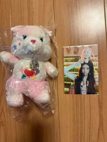 ILLIT 케어베어스 원희 봉제 인형