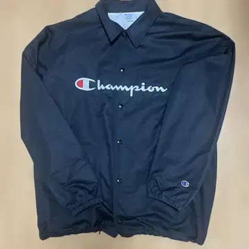 Champion 나일론 자켓 블랙