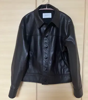 오파크 클립 신세틱 가죽 느낌 블루종