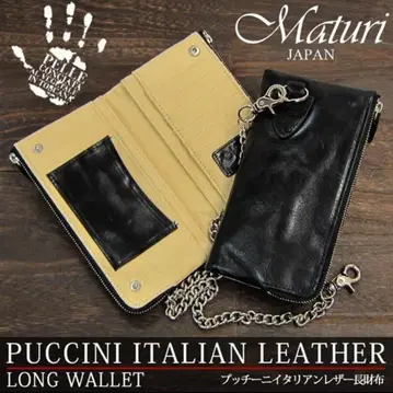 마투리 푸치니 이탈리아 가죽 장지갑