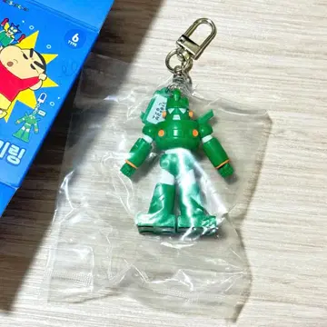 한국 한정판 짱구는 못말려(크레용 신짱) 미니어처 키링 칸탐 로봇 키링