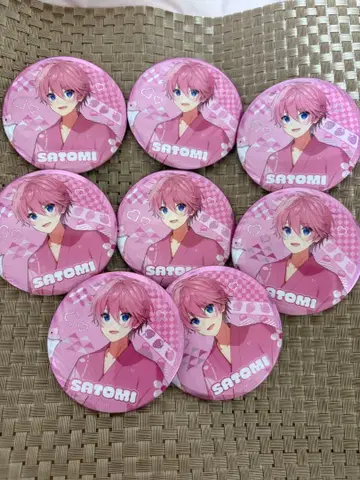 사토미 군 빅 캔뱃지 여름 비쥬