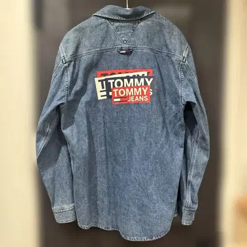 타미힐피거 데님 셔츠 S