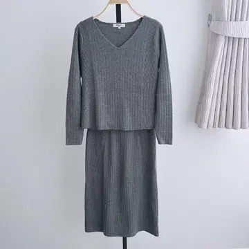 내추럴 뷰티 베이직 가을/겨울 셋업 S 그레이 스커트 인기