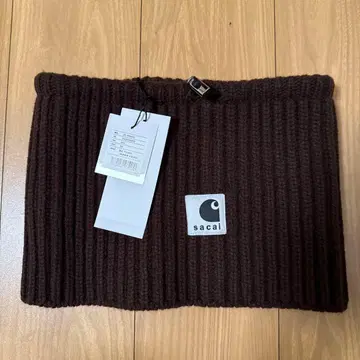 sacai 브라운 넥워머