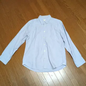 스카이블루 긴팔 셔츠
