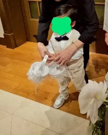 링 보이용 바스켓 링 필로우 부착