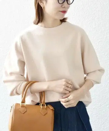 SHIPS any 밀라노립 스탠드넥 풀오버