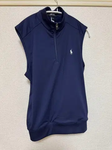 RLX 스트레치 저지 쿼터 집 베스트 네이비 S 사이즈