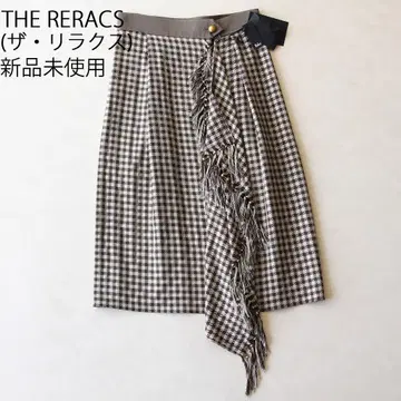 새상품 더 릴렉스(THE RERACS) 프린지 스커트