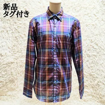 새상품 PaulSmith 폴스미스 긴팔 버튼 다운 셔츠 체크 무늬 L