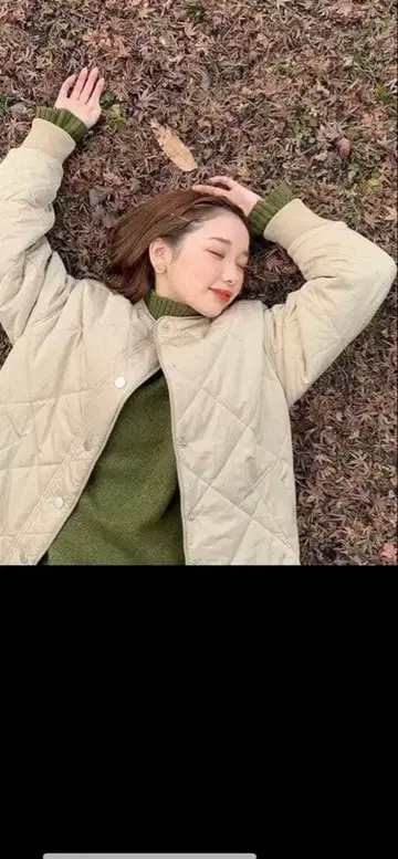 mystic 퀼팅 코트 롱 코트 노카라 베이지 새상품급