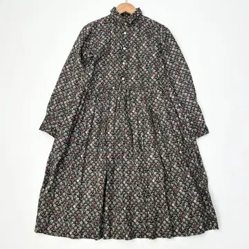 새상품급 올드맨즈테일러 꽃무늬 원피스 린넨