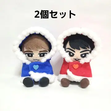 2개 세트 Snow Man 스노우 칠 칠누이 의류 복슬복슬 의류 트윈룩