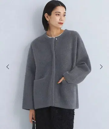 그린 라벨 릴랙싱 FOX 블렌드 세키에츠 노카라 니트 가디건