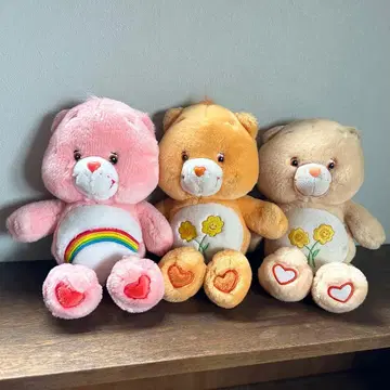 케어베어 봉제 인형 치어베어 프렌드베어 세트 빈티지